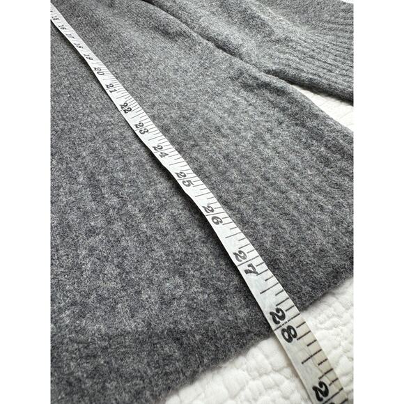 Everlane Mock Neck Sweater Size XL Charcoal Grey Wool Blend Cozy Capsule - Picture 5 of 6